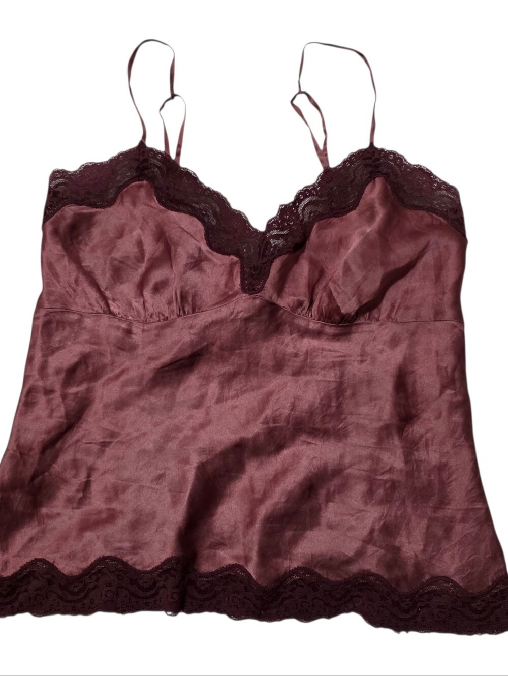 Abercrombie vintage silk lace camisole top - Picture 3 of 5